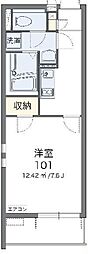 クレイノ山栄ハイツ 1Kの間取図画像