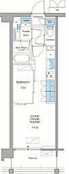 新宿区高田馬場3丁目マンション 1LDKの間取図画像