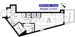 グランドコンシェルジュ用賀アジールコート 1Kの間取図画像