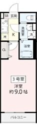 (仮称)飯山満町3丁目AP 1Kの間取図画像