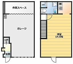 OGW 2nd BASE ワンルームの間取図画像