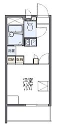 レオパレスレジデンス光丘 1Kの間取図画像