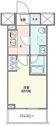 GENOVIA西川口III 1Kの間取図画像