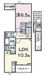 シュティル 1LDKの間取図画像