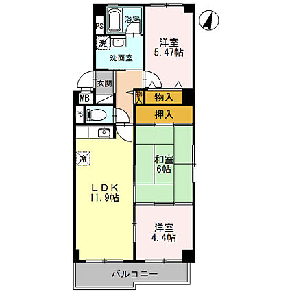 コーポ松苑_間取り_0