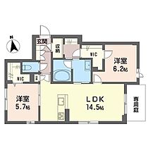 クオリスタ　エムズ 00102 ｜ 埼玉県蕨市塚越３丁目27-7（賃貸マンション2LDK・1階・66.28㎡） その2