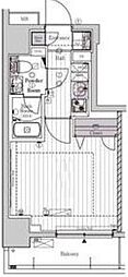 MAXIV川崎DUE 1Kの間取図画像