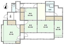日野市豊田2丁目貸家 段下の平屋建て