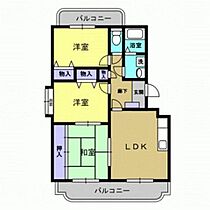 エトアール 202 ｜ 熊本県八代市永碇町（賃貸マンション3LDK・2階・65.03㎡） その2