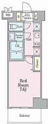 リビオメゾン南砂町 1Kの間取図画像