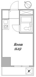 ライオンズマンション平沼第5 ワンルームの間取図画像
