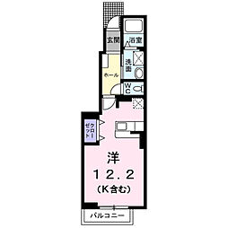 プラウド幕張本郷6 ワンルームの間取図画像