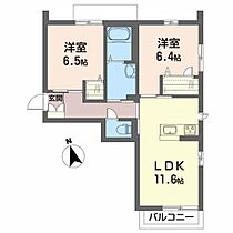 グラシウ寿金沢 101 ｜ 福島県いわき市平鎌田字寿金沢12-2（賃貸マンション2LDK・1階・57.67㎡） その2