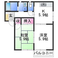 物件の間取り