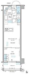 パークアクシス文京本郷 1LDKの間取図画像