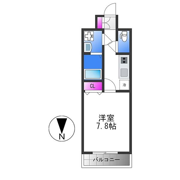 トレノーヴェ南巽 ｜大阪府大阪市生野区巽南３丁目(賃貸マンション1R・6階・26.87㎡)の写真 その2