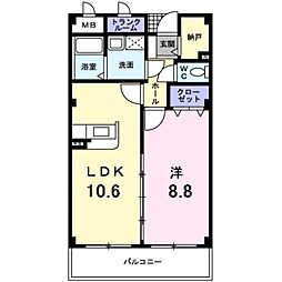 間取図画像 1LDK