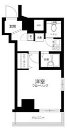 サンテミリオン目白 1Kの間取図画像
