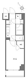 KDXレジデンス豊洲 1Kの間取図画像