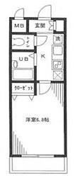 CQレジデンス練馬赤塚 1Kの間取図画像