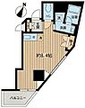 神楽坂フラッツ9階12.8万円