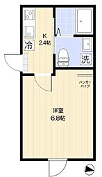 Aven 京成小岩 1Kの間取図画像