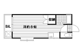 コンパートメント吉晴 205 ｜ 福岡県福岡市城南区南片江６丁目6-1（賃貸アパート1R・2階・22.29㎡） その2