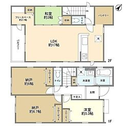 4087志木市柏町20期6棟4号棟 1階2SLDKの間取り