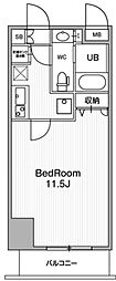 URBANFLATSIkebukuroPremium 1Kの間取図画像
