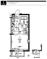 ARKMARK中野鷺宮 1Kの間取図画像
