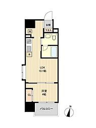 S-FORT青葉上杉 1LDKの間取図画像