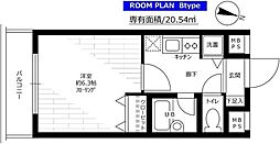 ステージファースト錦糸町 1Kの間取図画像