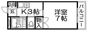 コンフォート長尾  ｜ 大阪府枚方市長尾元町５丁目（賃貸マンション1K・3階・20.16㎡） その2