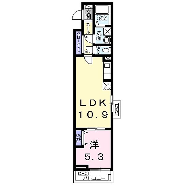 ミーテ　ジラソーレ ｜大阪府堺市西区鳳東町３丁(賃貸アパート1LDK・2階・35.64㎡)の写真 その2