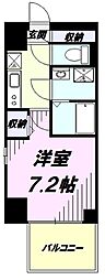 狭山市入間川2丁目マンション 1Kの間取図画像
