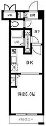 エスポワール 1DKの間取図画像