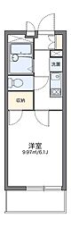 グランシャリオ 1Kの間取図画像