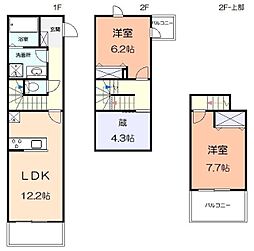 Mahalomornin 2LDKの間取図画像