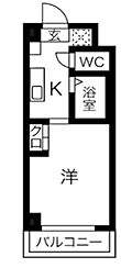 ドミトリー白根 1Kの間取図画像