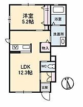 セントリビエ 102 ｜ 香川県高松市香川町大野2271-3（賃貸アパート1LDK・1階・44.85㎡） その2