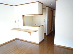 カーサ・大門 102 1階ワンルームのリビング/ダイニング