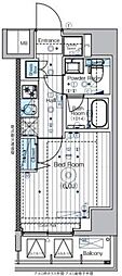 MAXIV横浜吉野町TRE 1Kの間取図画像