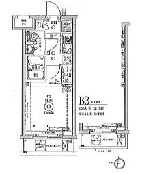 CREVISTA立石 1Kの間取図画像
