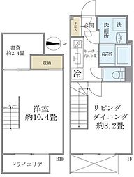 アレーロ新中野2 地下1階2SKの間取り