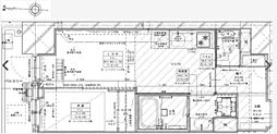 Garden Xavis木場 1LDKの間取図画像
