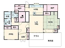 ロコハウスＣ 1階 3SLDKの間取り