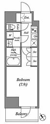 ACPResidence西巣鴨 1Kの間取図画像