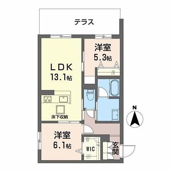 ＯＷＬ　ＦＯＲＥＳＴ 0103｜大阪府大阪市生野区巽中２丁目(賃貸マンション2LDK・1階・60.26㎡)の写真 その2