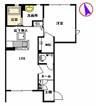 プロヌーブ柿園町　Ｃ棟 C0103 ｜ 福岡県大牟田市柿園町１丁目1-35（賃貸アパート1LDK・1階・44.55㎡） その2