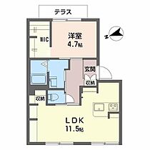 メゾンソワニエＢ棟 0102 ｜ 奈良県奈良市百楽園５丁目7-34（賃貸アパート1LDK・1階・43.00㎡） その2